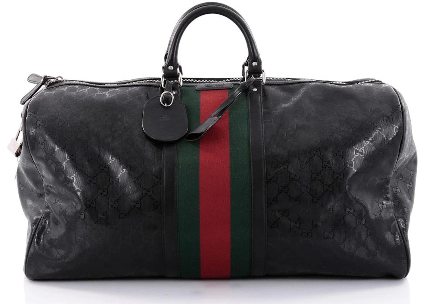 Gucci Duffle GG Web Large Black