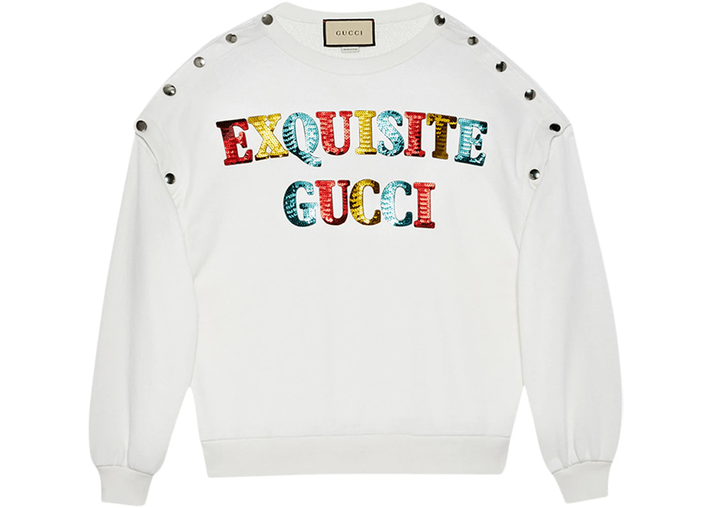 Gucci Exquisite Gucci Sweatshirt White
