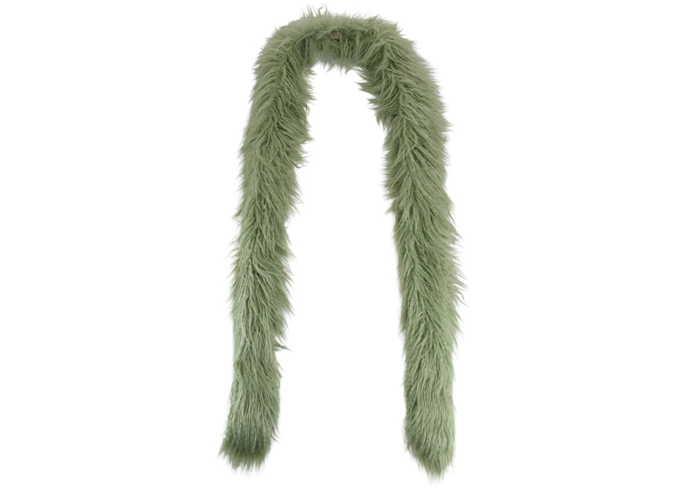 Gucci Faux Fur Scarf Green