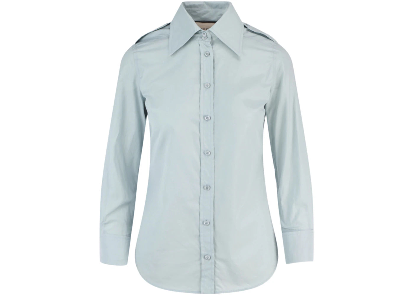 Gucci Fine Cotton Poplin Shirt Blue