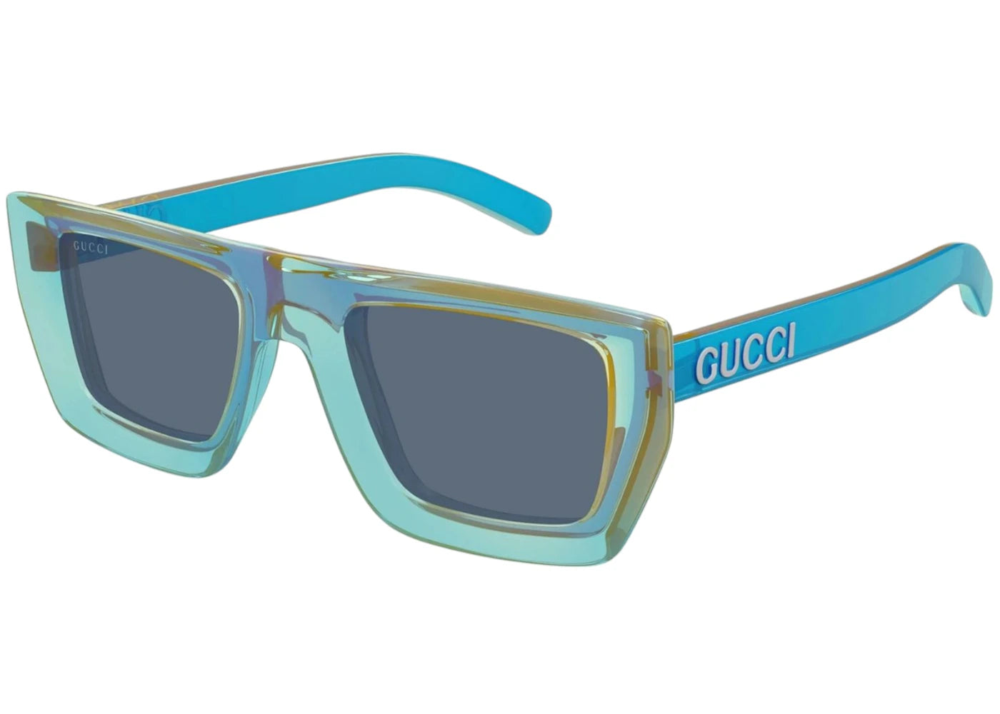 Gucci Flat Top Sunglasses Blue (GG1723S-003-51)