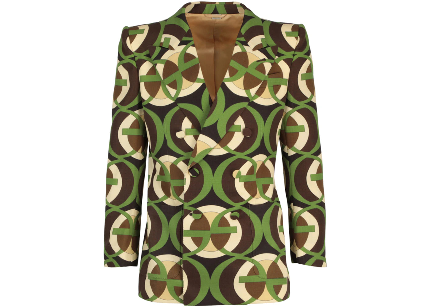 Gucci G Pattern Blazer Green