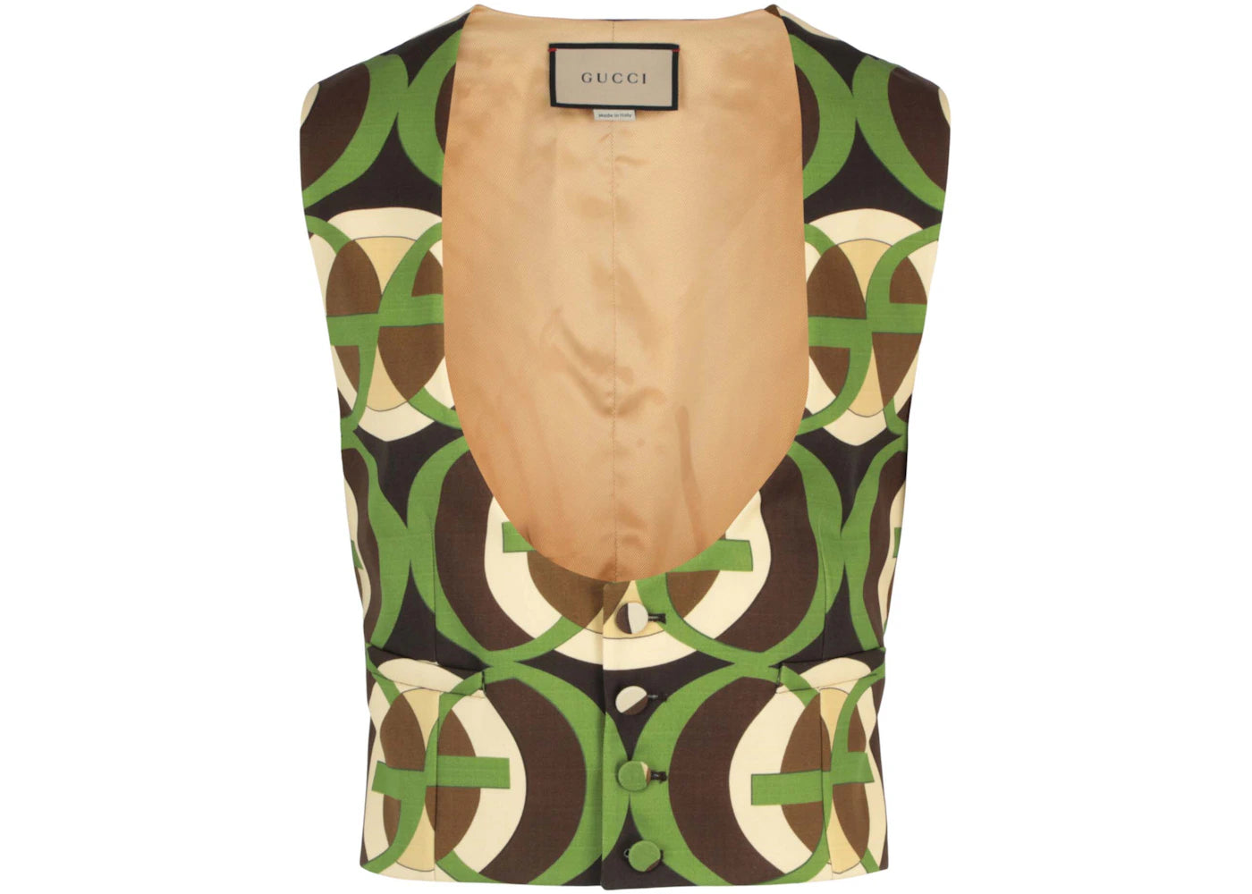 Gucci G Pattern Vest Green