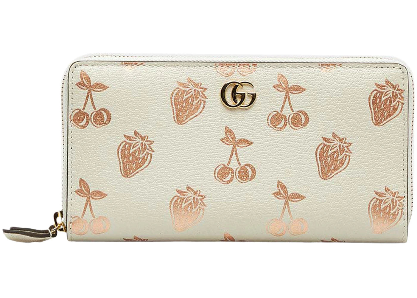 Gucci GG Berry Marmont Long Wallet White