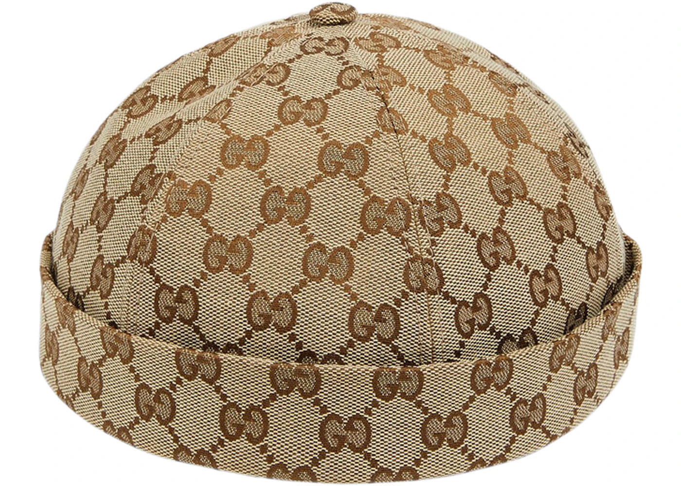 Gucci GG Cotton Canvas Hat Beige/Ebony