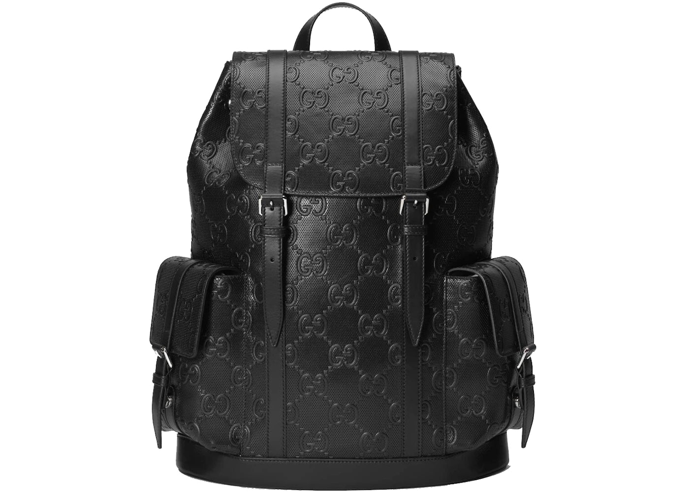 Gucci GG Embossed Backpack Black