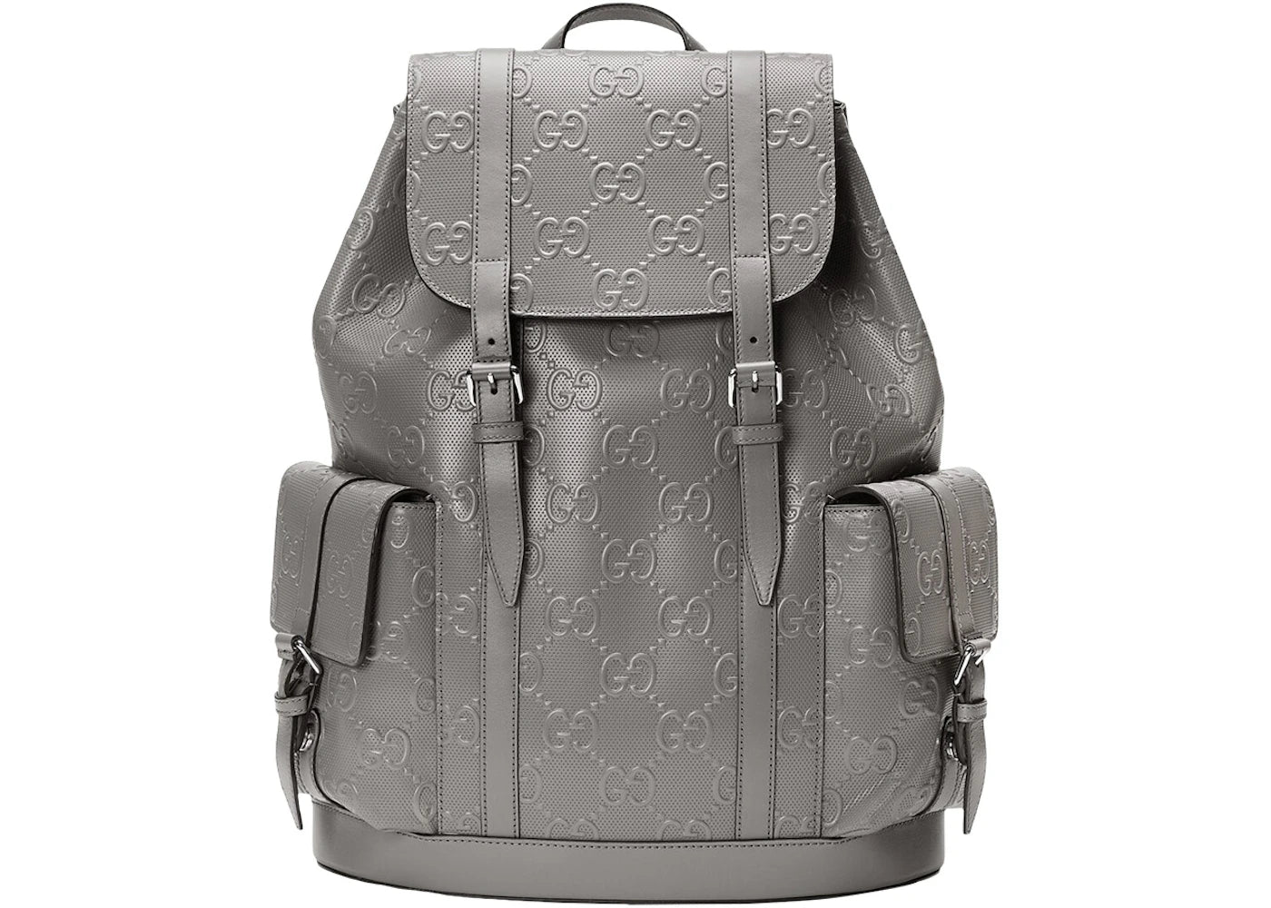 Gucci GG Embossed Backpack Grey