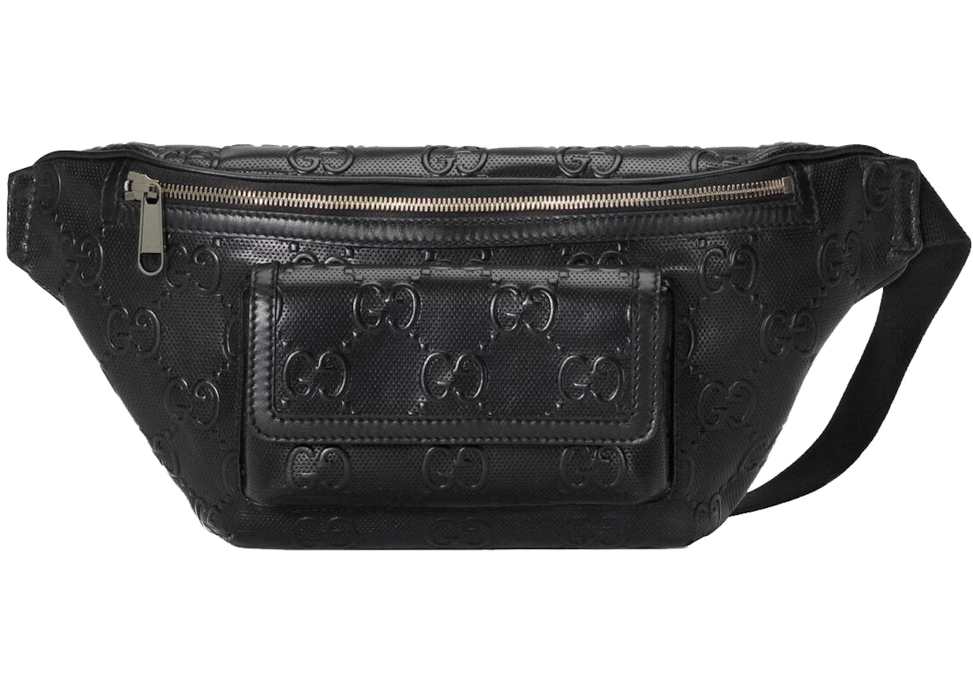 Gucci GG Embossed Belt Bag Black