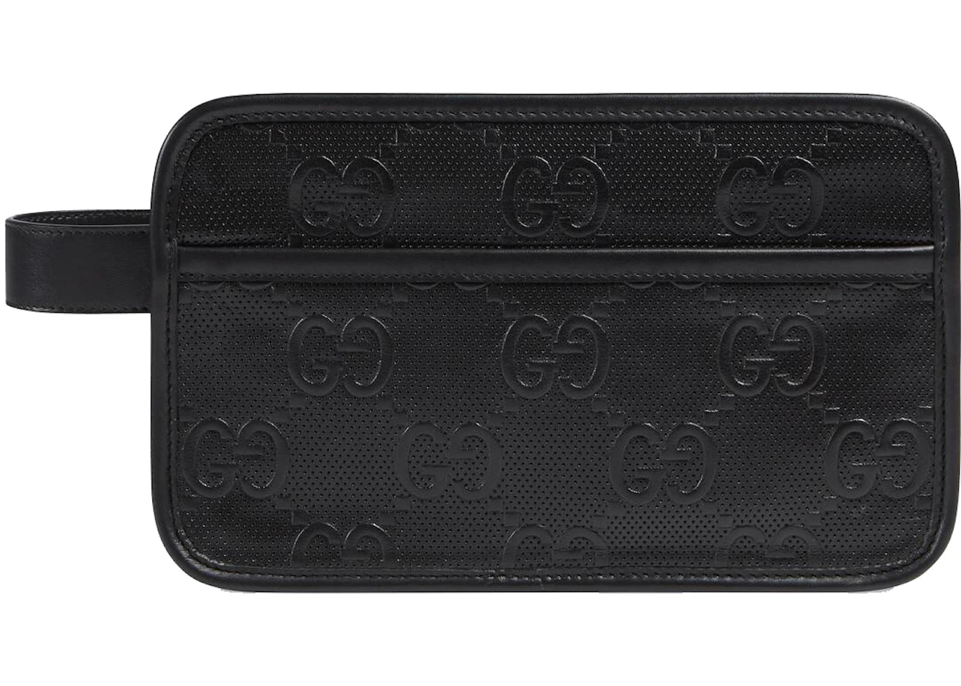 Gucci GG Embossed Cosmetic Case Black