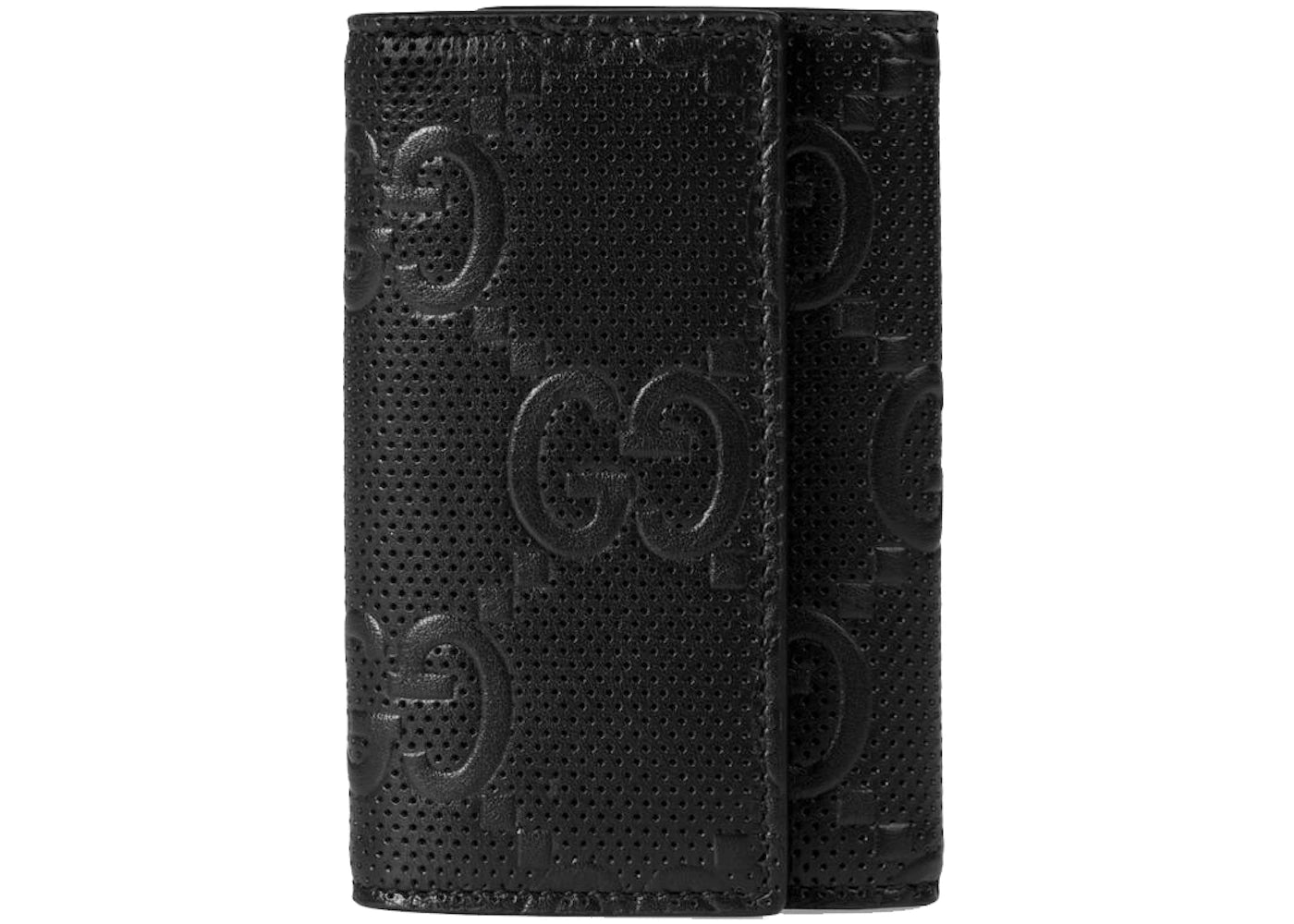 Gucci GG Embossed Key Case Black
