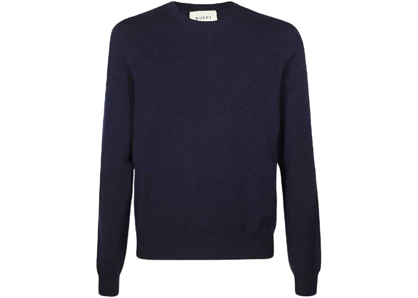 Gucci GG Embroidered Logo Sweater Navy