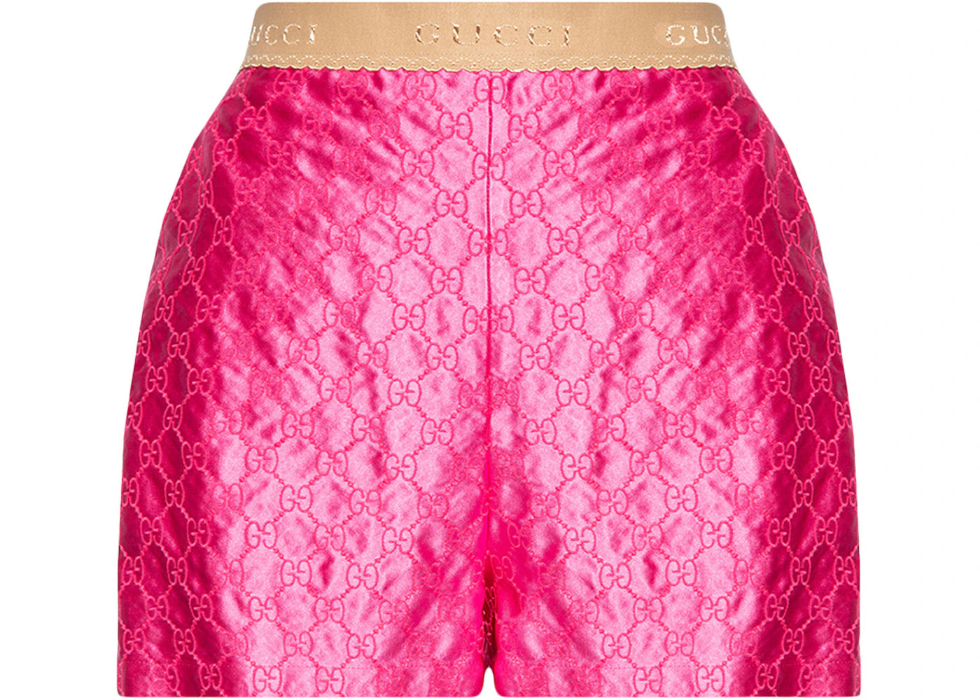 Gucci GG Embroidered Shorts Pink