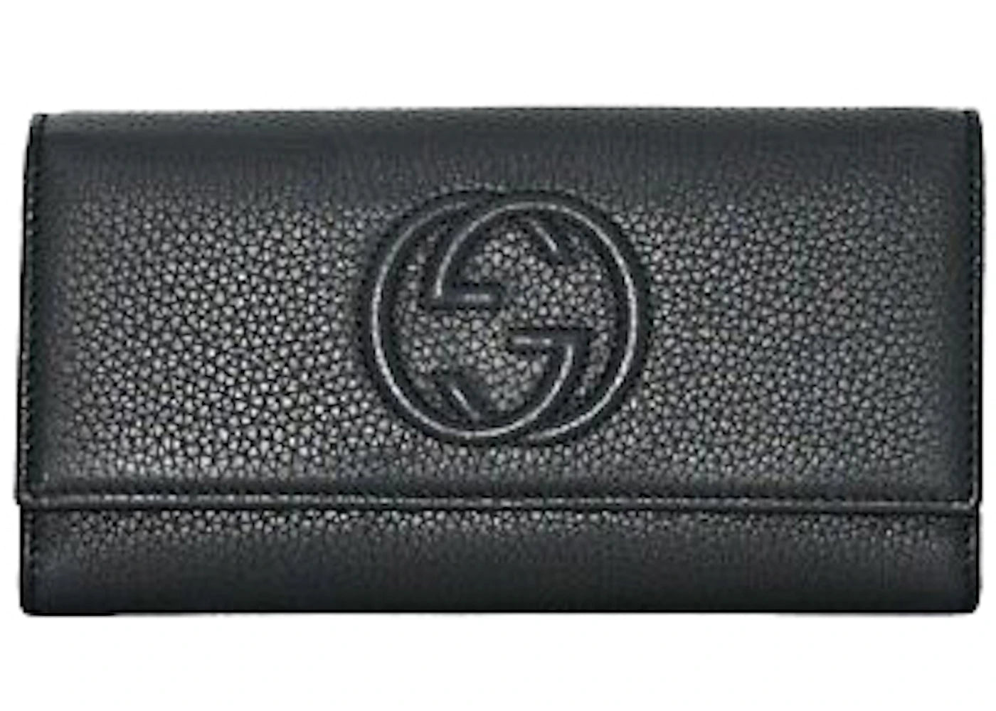 Gucci GG Flap Long Wallet Large Black