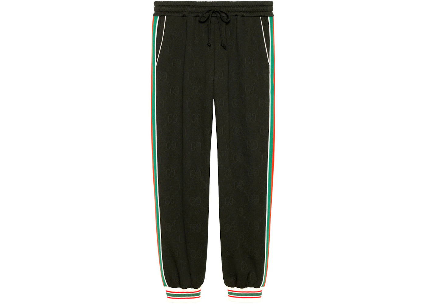 Gucci GG Jacquard Jersey Jogging Pant Black