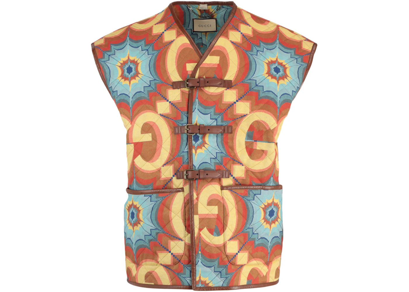 Gucci GG Kaleidoscope Quilted Vest Multi