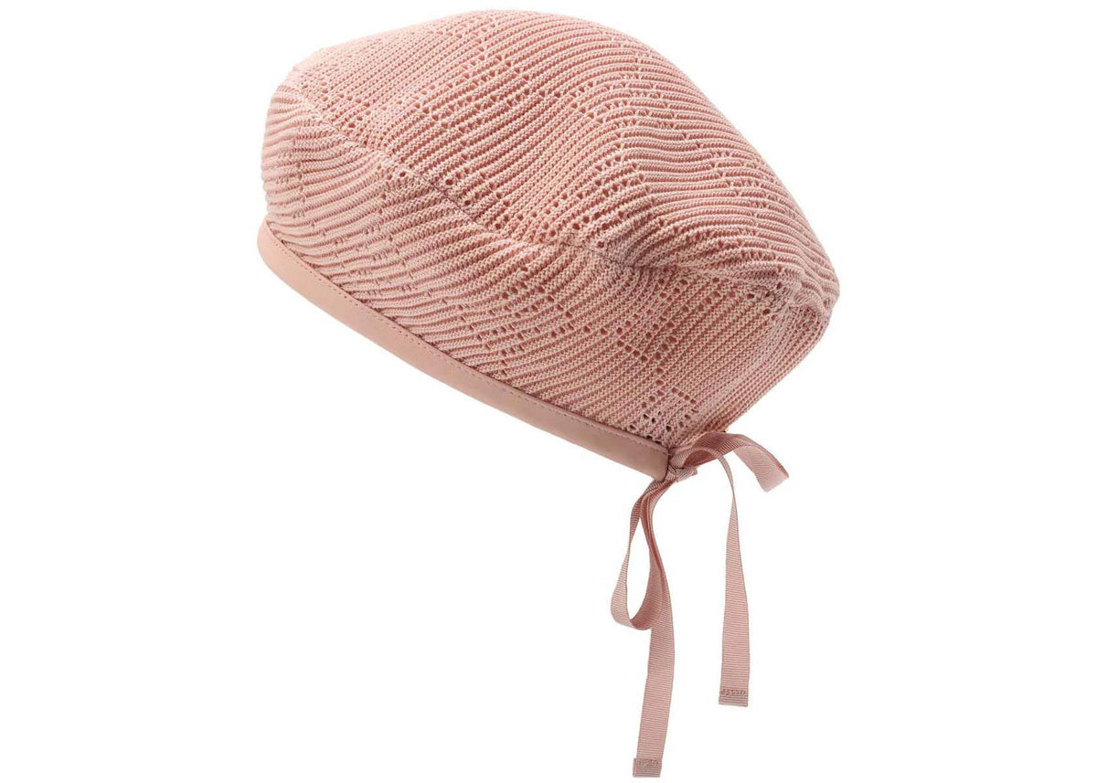 Gucci GG Logo Crochet Berret Pink