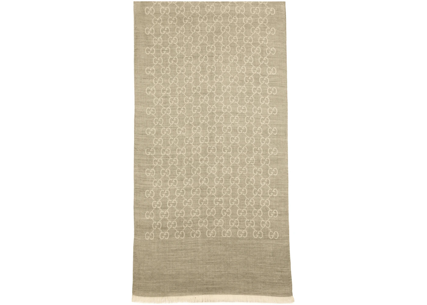 Gucci GG Logo Scarf Sand