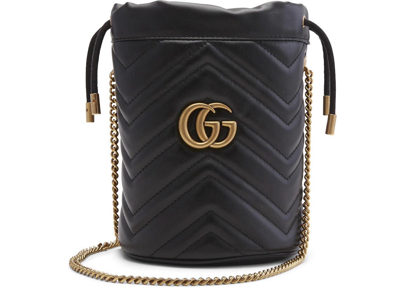 Gucci GG Marmont Bucket Bag Mini Black