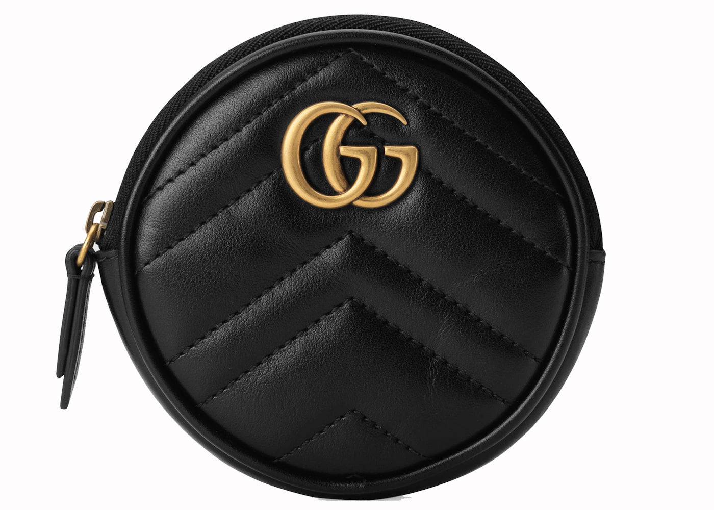 Gucci GG Marmont Coin Purse Matelasse Black