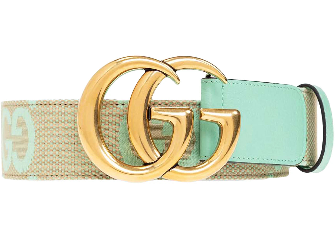 Gucci GG Marmont Jumbo GG Belt Belt Mint Green