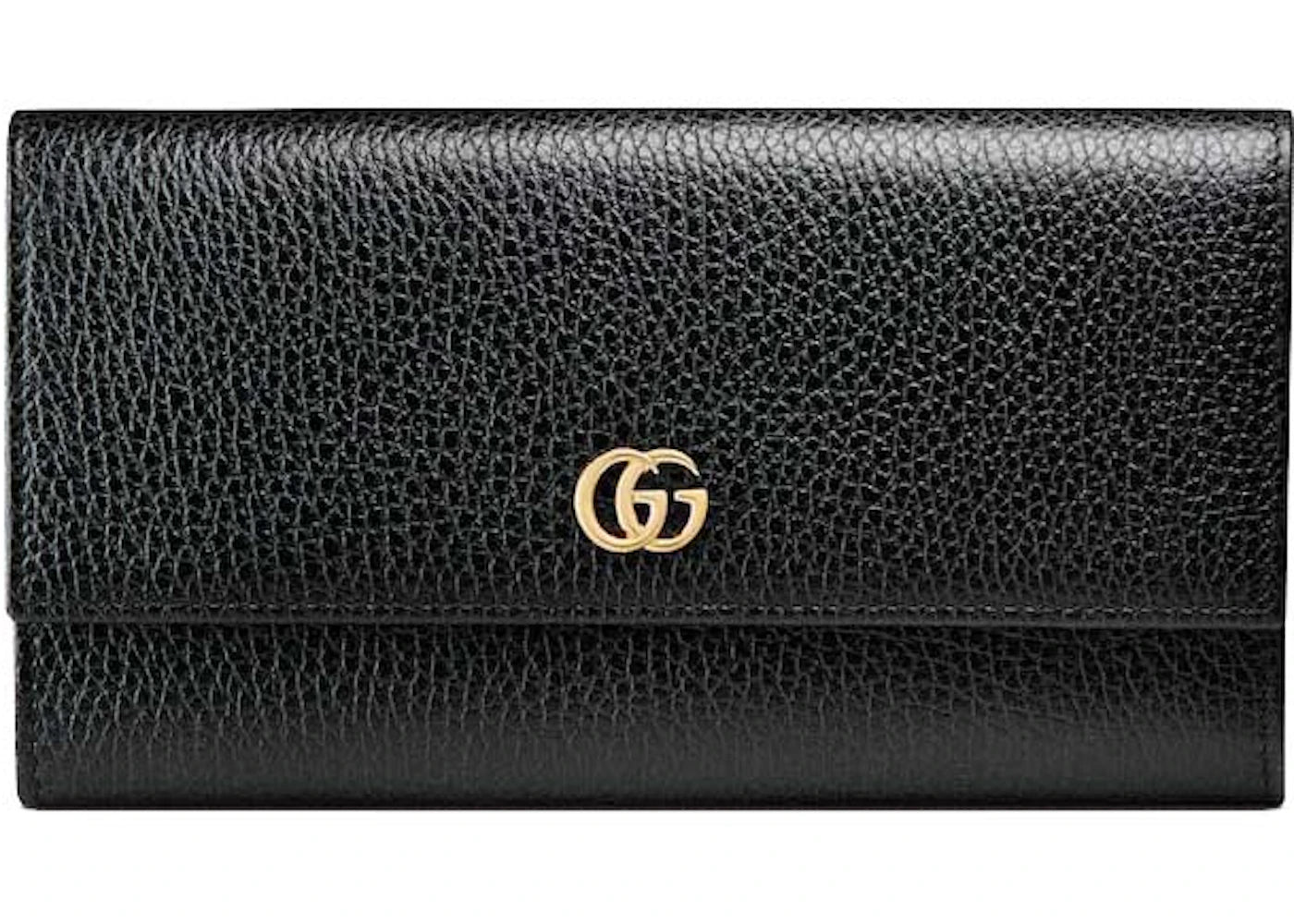 Gucci GG Marmont Leather Continental Wallet Black