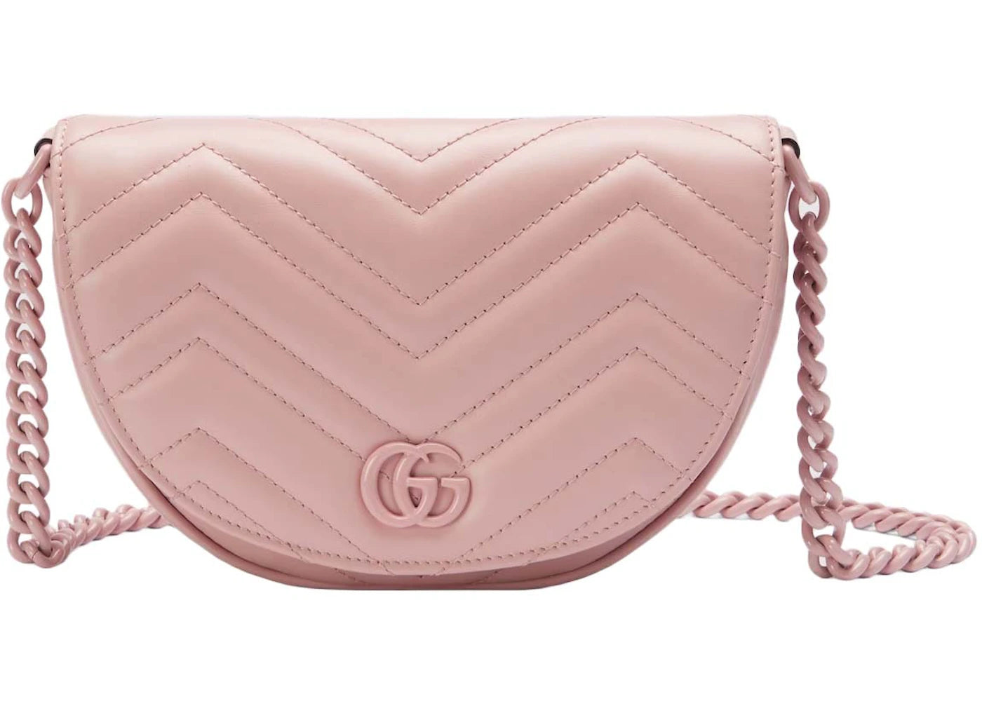 Gucci GG Marmont Matelasse Chain Mini Bag Light Pink