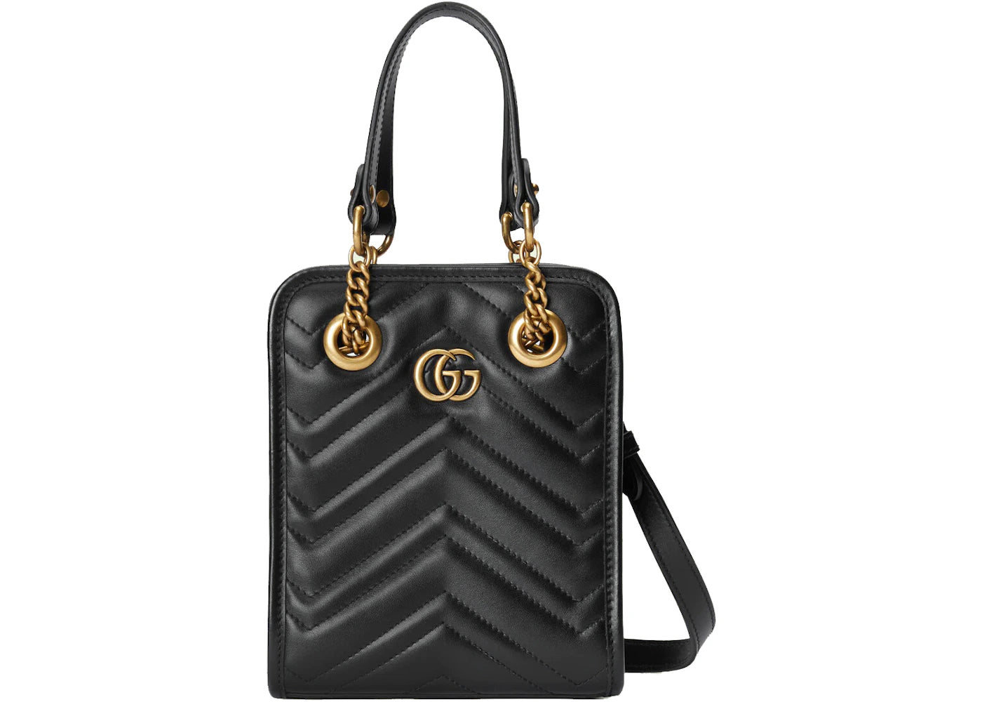 Gucci GG Marmont Matelasse Mini Bag Black