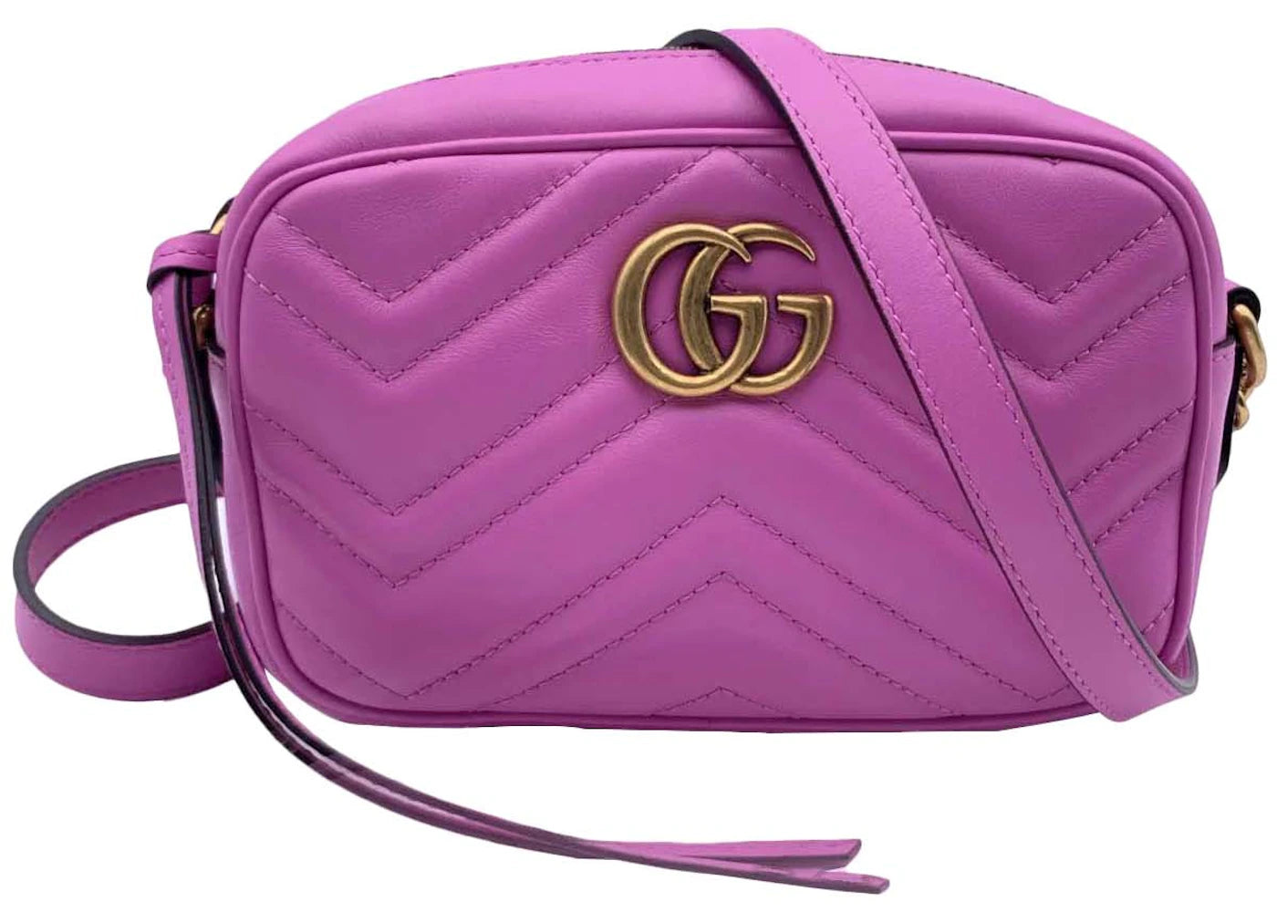 Gucci GG Marmont Mini Shoulder Bag Pink