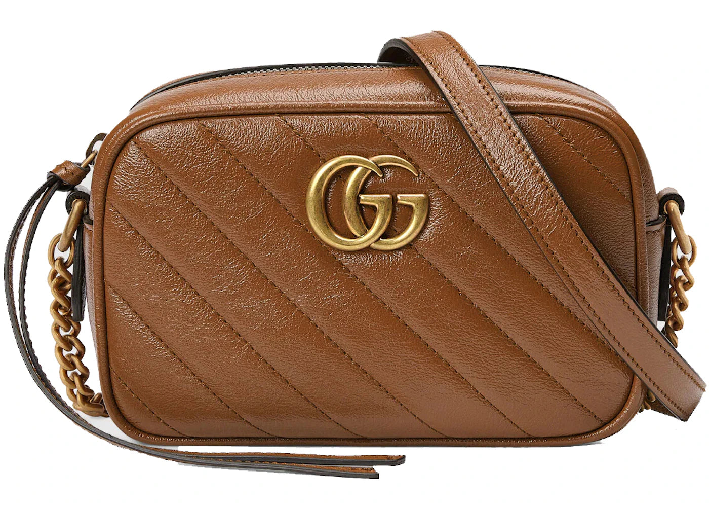 Gucci GG Marmont Shoulder Bag Mini Brown