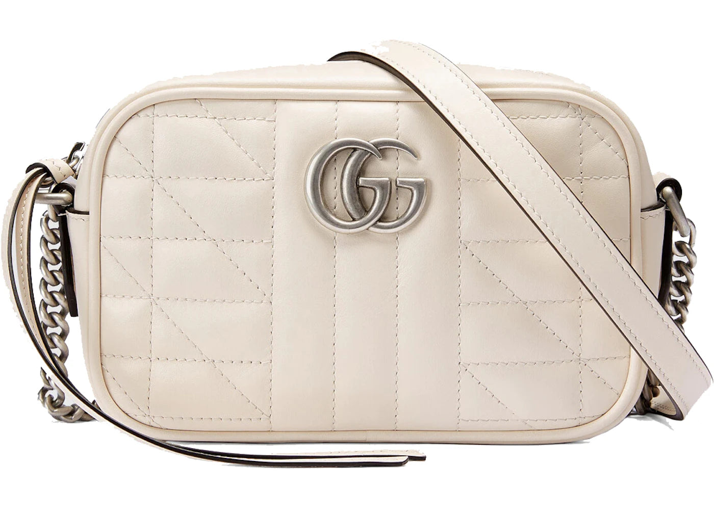 Gucci GG Marmont Shoulder Bag Mini White