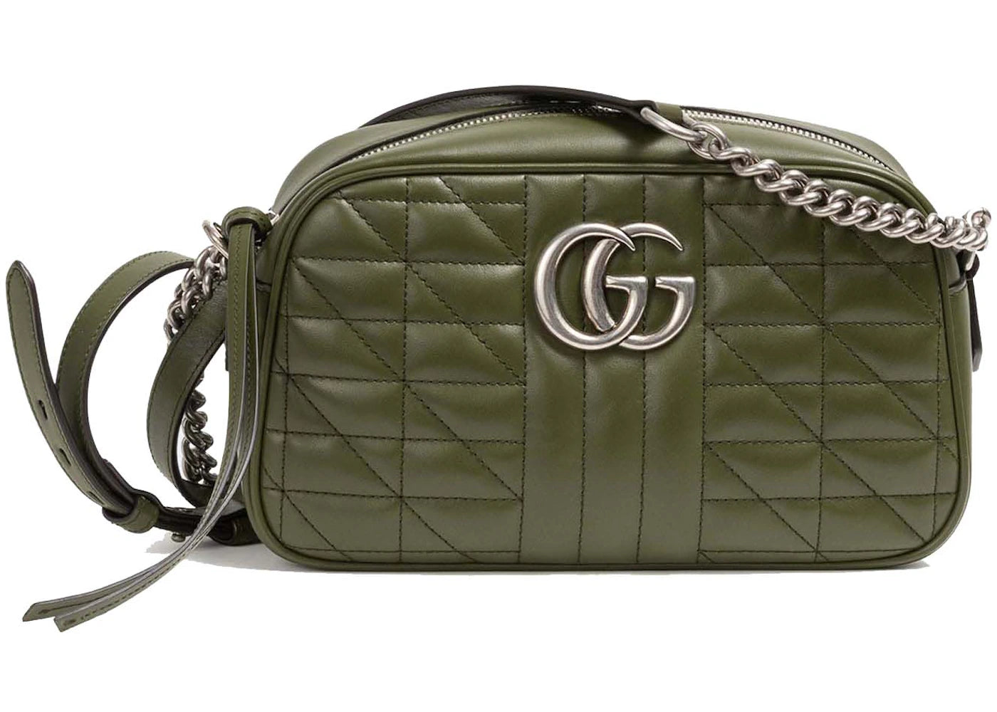 Gucci GG Marmont Shoulder Bag Small Olive