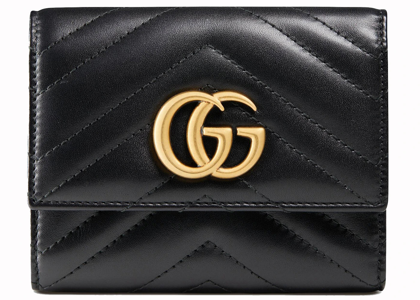 Gucci GG Marmont Wallet Matelasse Black