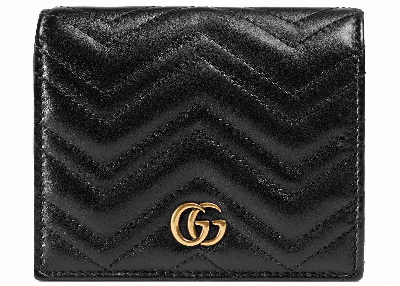 Gucci GG Marmont Wallet Matelasse (With Removable Insert) Black