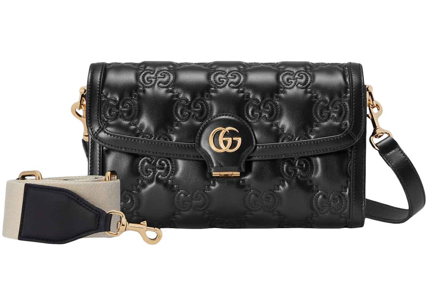 Gucci GG Matelasse Bag Small Quilted Black