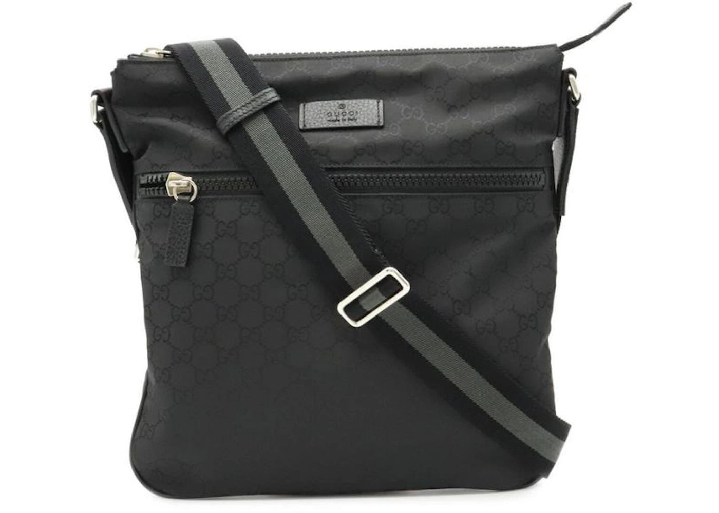 Gucci GG Messenger Bag Guccissima Black