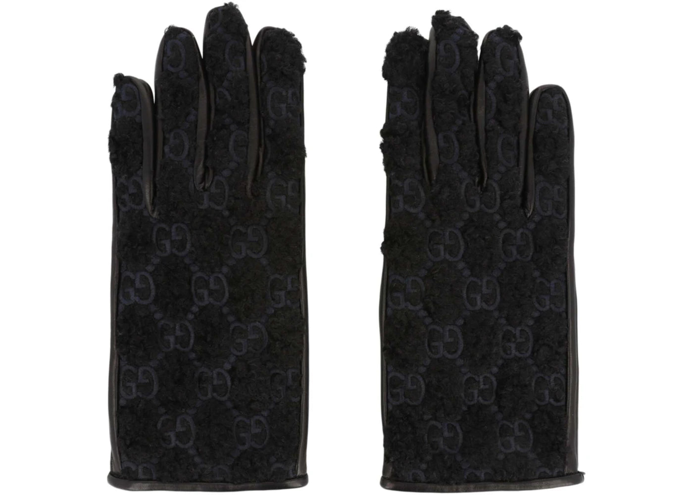 Gucci GG Monogram Gloves Black