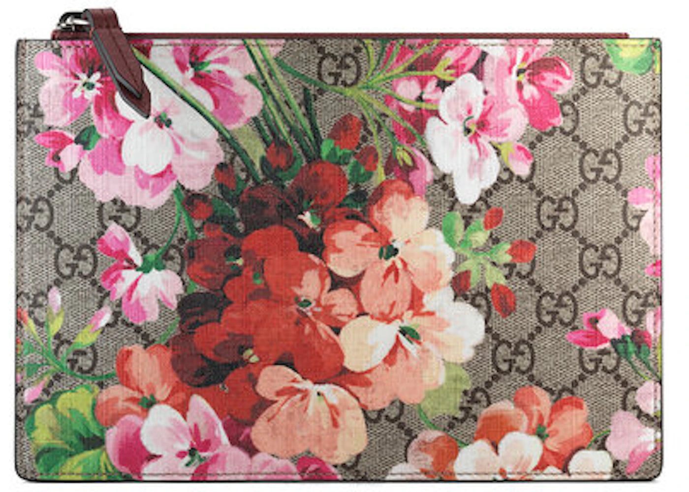 Gucci GG Pouch Blooms Beige/Ebony