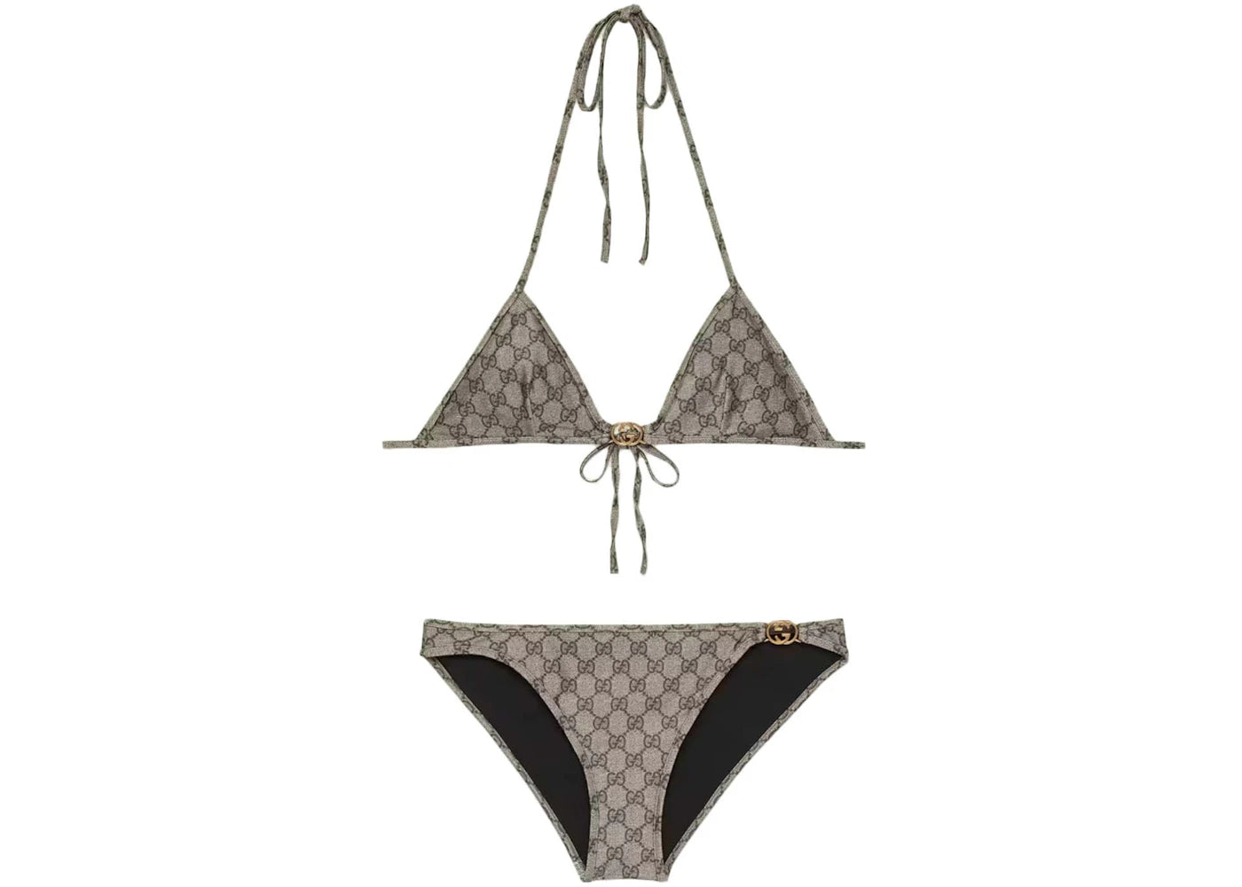 Gucci GG Stretch Jersey Bikini Beige