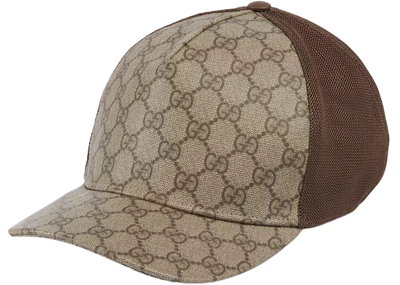 Gucci GG Supreme Baseball Hat Beige/Ebony