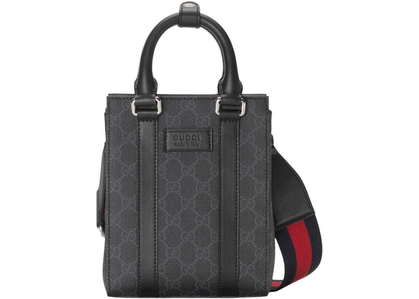 Gucci GG Supreme Canvas Tote Bag Black