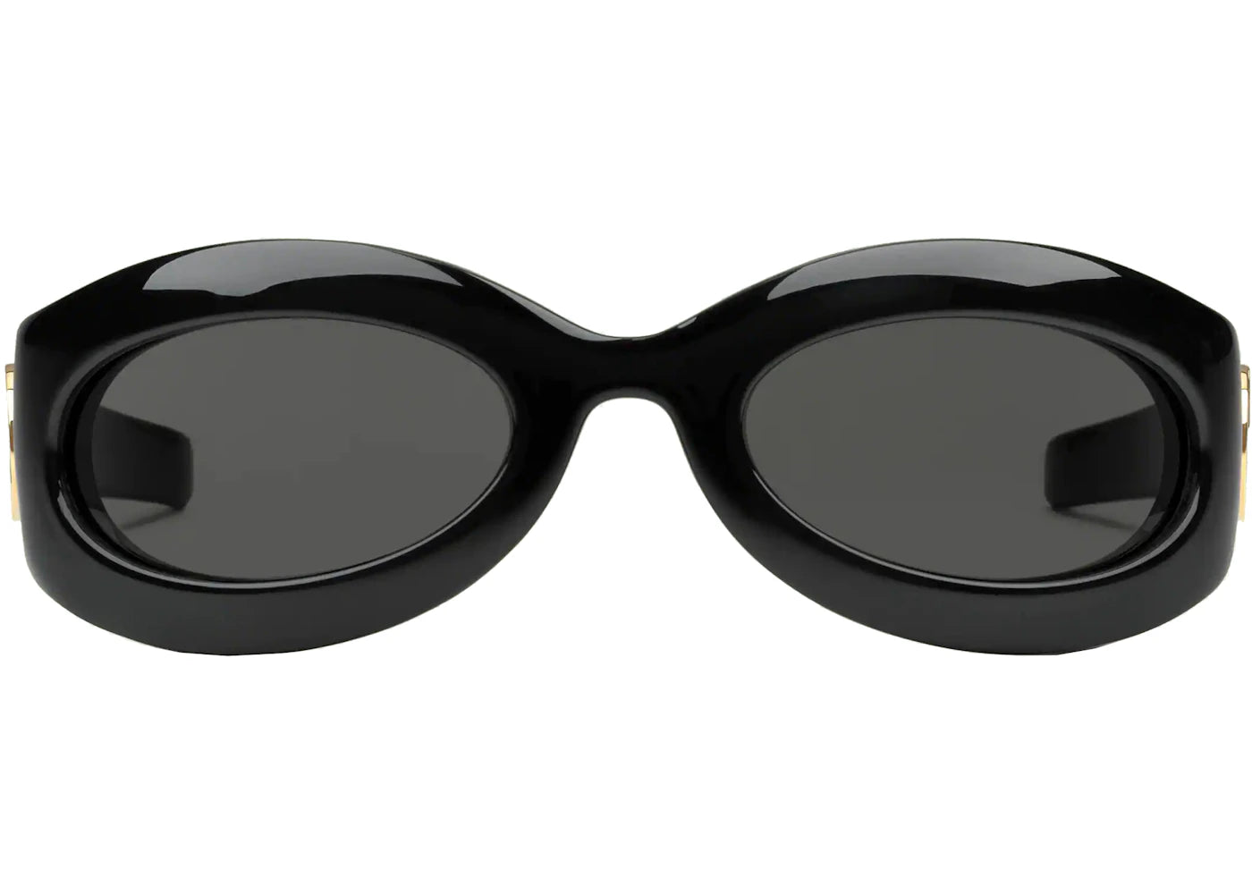 Gucci Geometric-Frame Sunglasses Shiny Black (705327 J1691 1012)