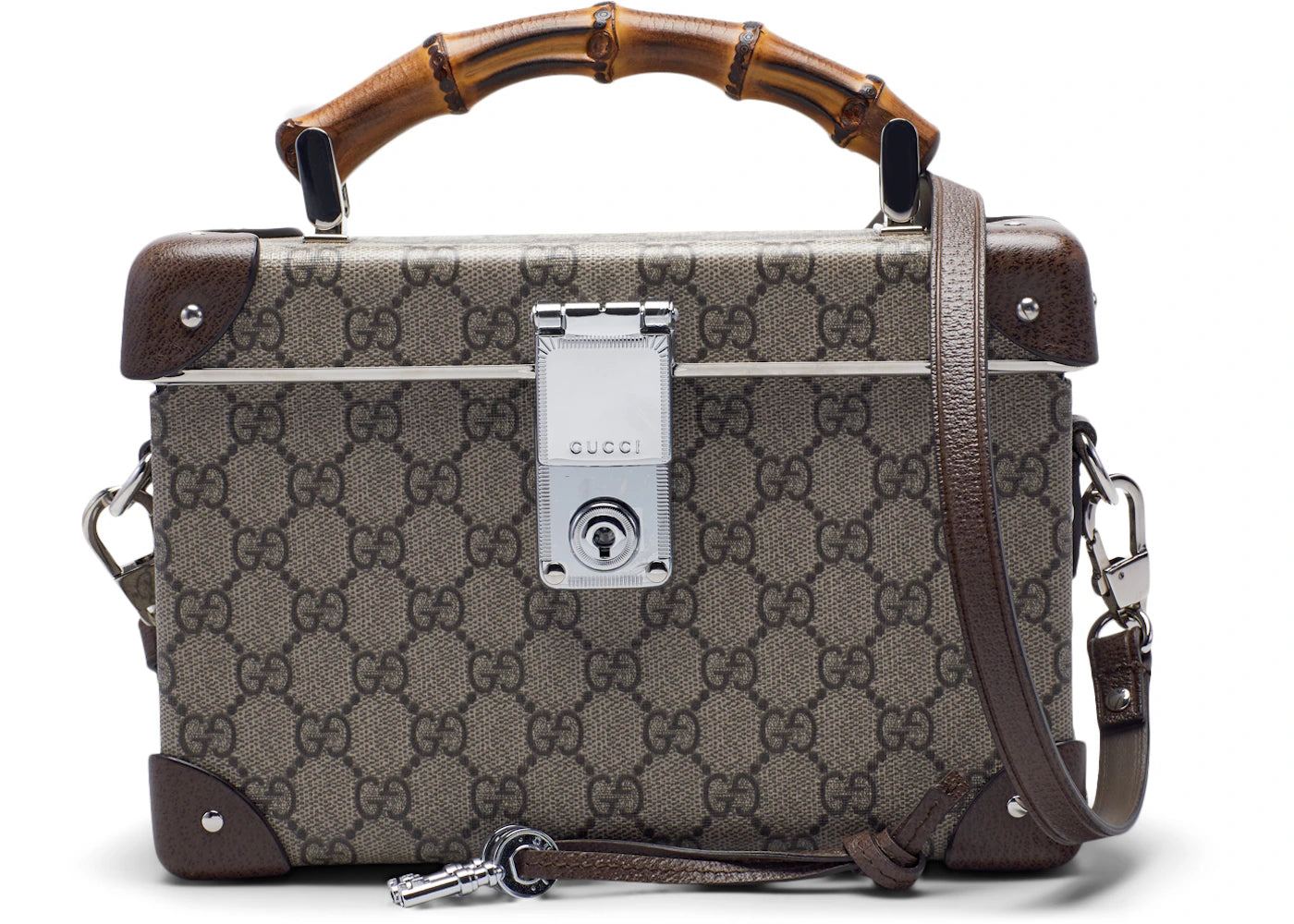 Gucci Globe Trotter Beauty Case GG Beige/Ebony