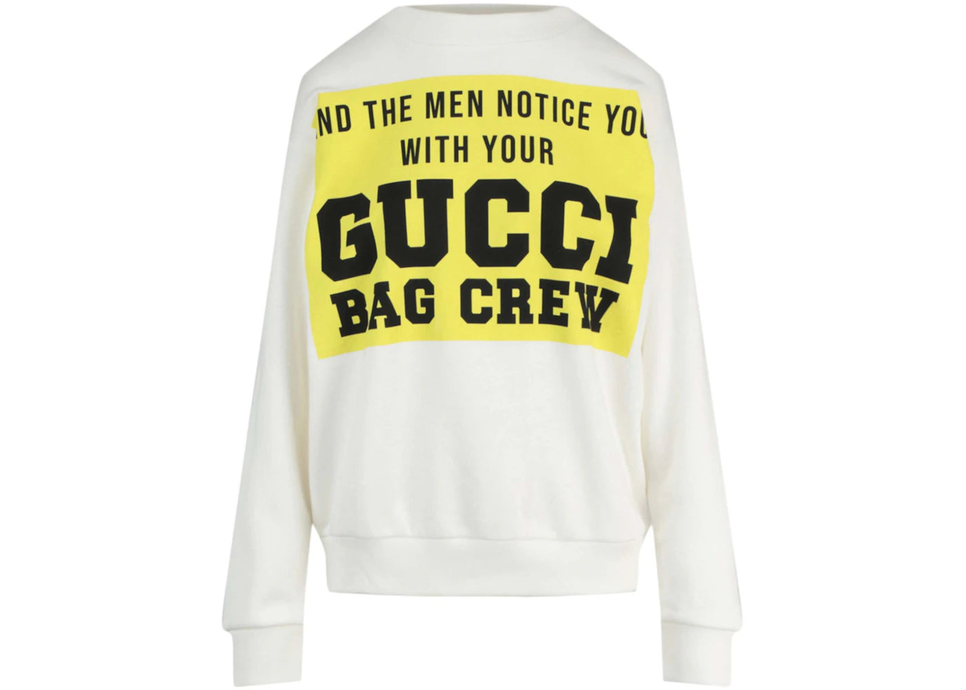 Gucci Graphic Printed Sweatshirt White