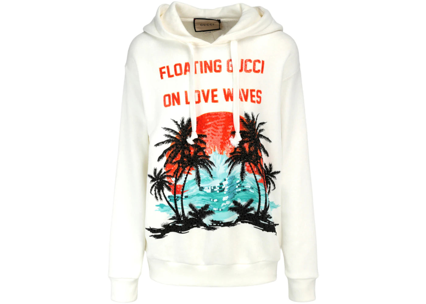 Gucci Graphic Sequence Sweatshirt White