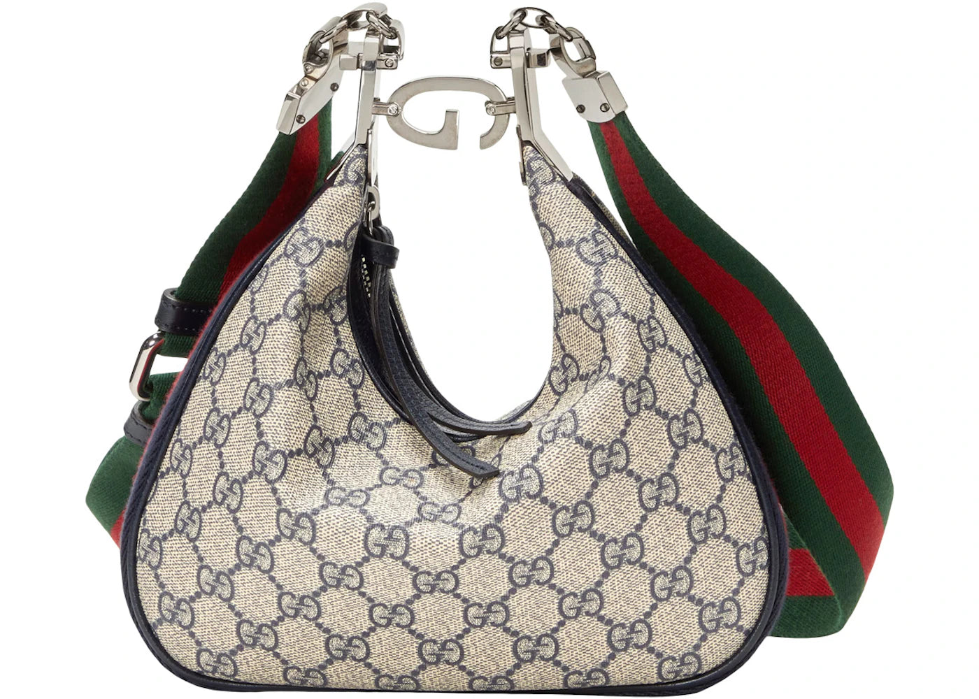 Gucci Gucci Attache Small Shoulder Bag Beige/Blue