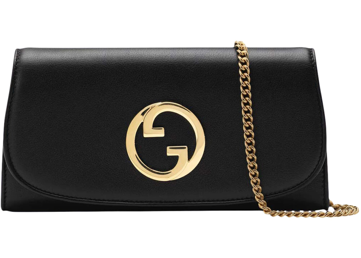 Gucci Blondie Continental Chain Wallet Black