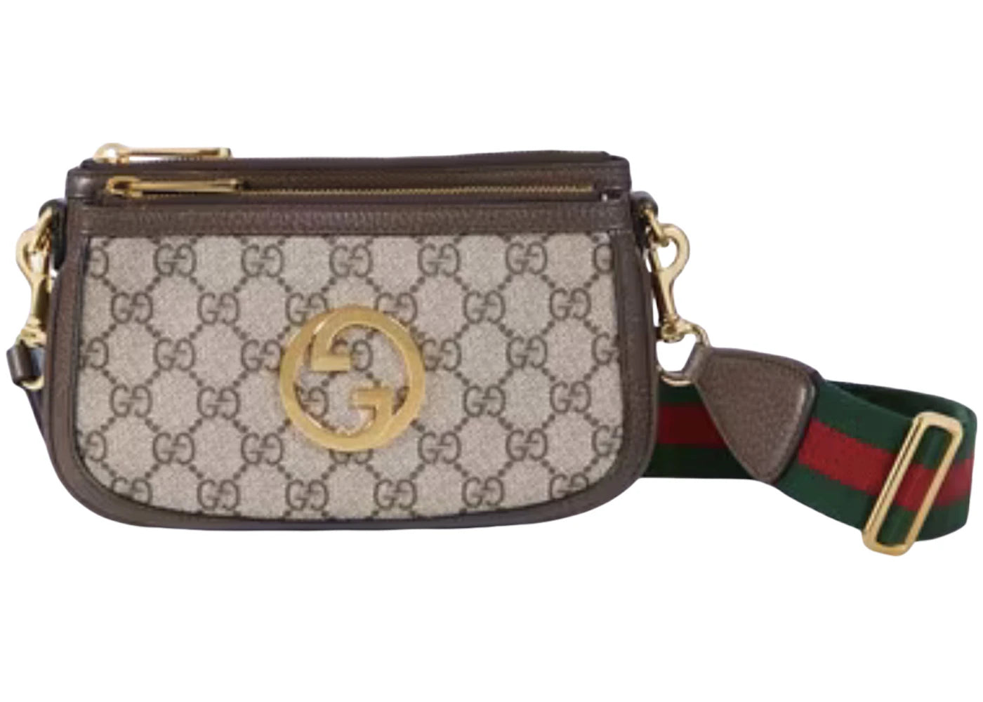 Gucci Gucci Blondie GG Mini Bag GG Supreme Beige/Ebony/Green/Red