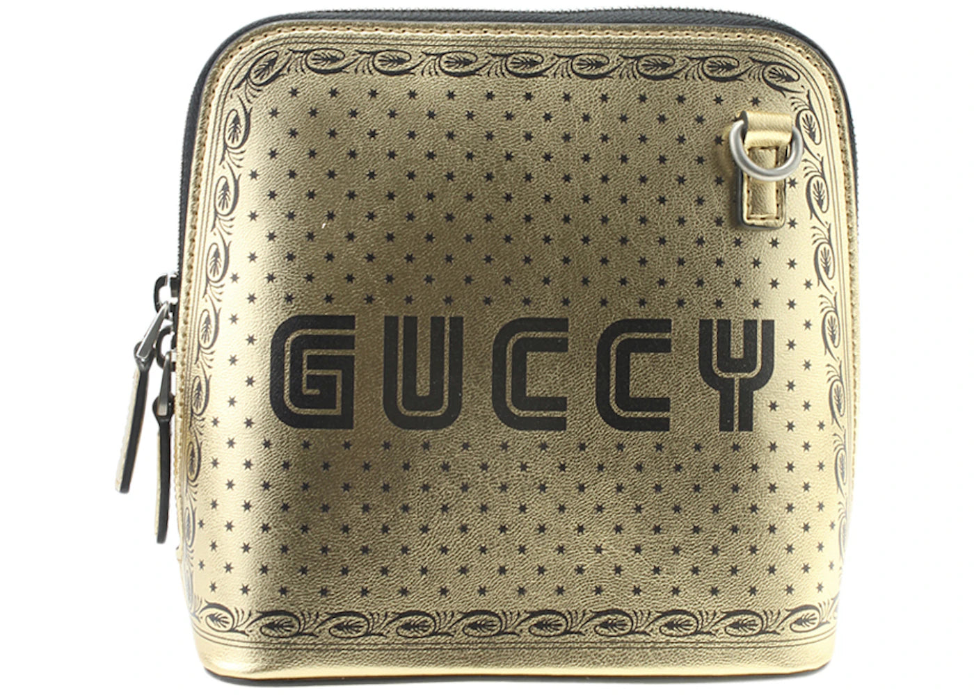 Gucci Guccy Top Zip Shoulder Bag Mini Gold/Black