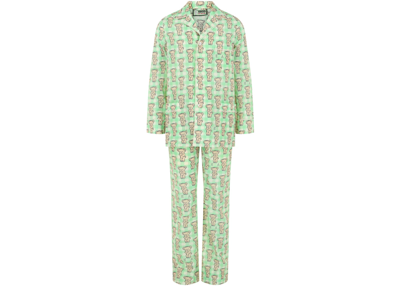 Gucci HA HA HA Pajama Set Green