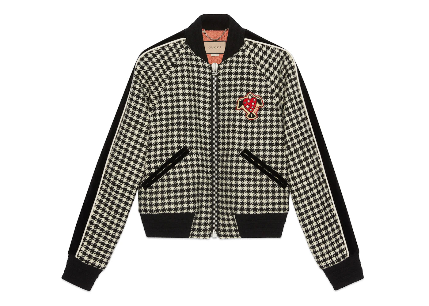 Gucci Ha Ha Ha Bomber Jacket Black/White